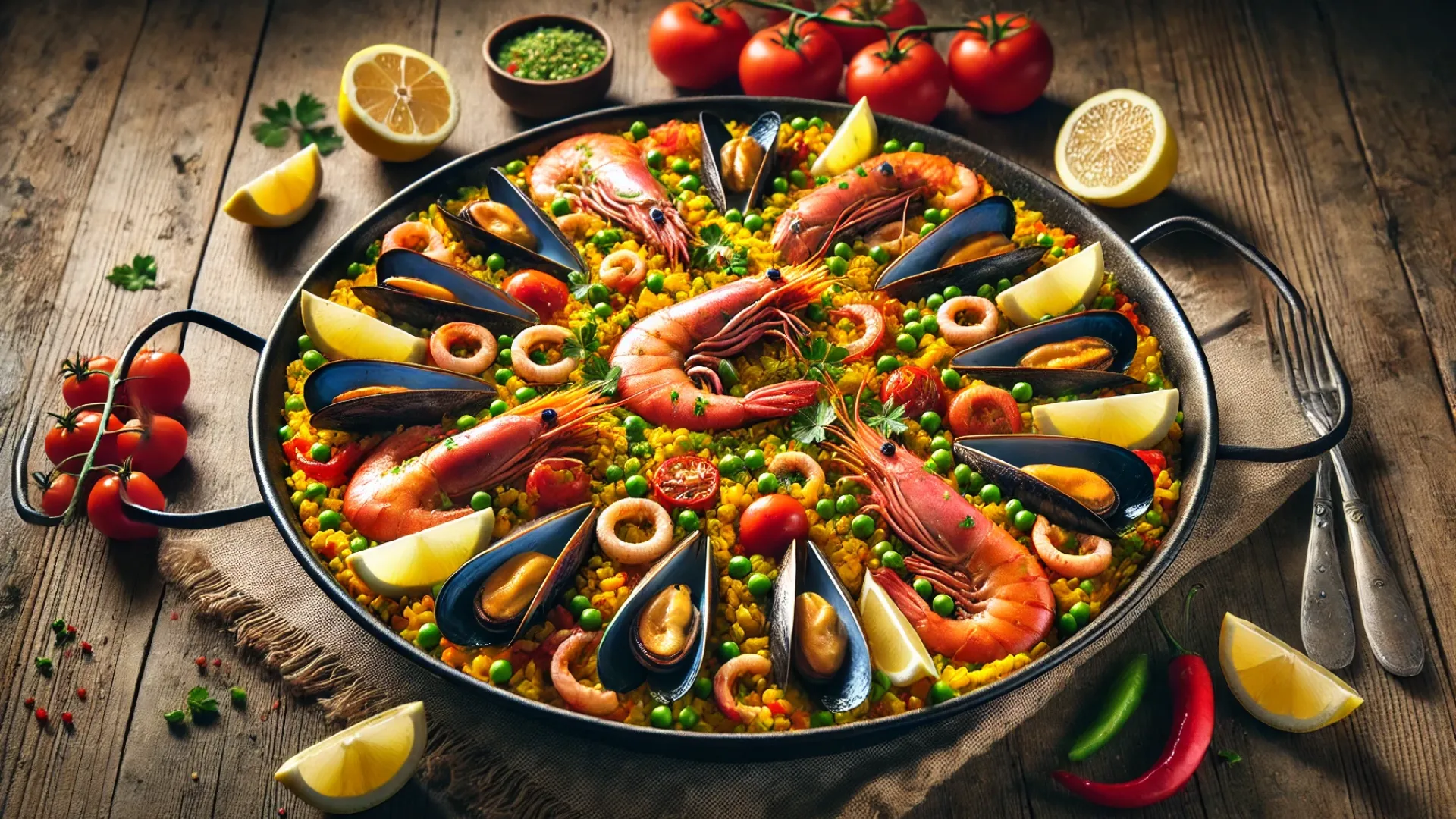 Paella Aux Fruits De Mer Recette Traditionnelle Espagnole Par La Paella Aux Fruits De Mer Recette Traditionnelle Espagnole Par La